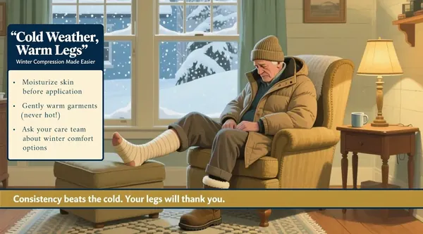 Cold Weather, Warm Legs: Winter Compression Compliance
