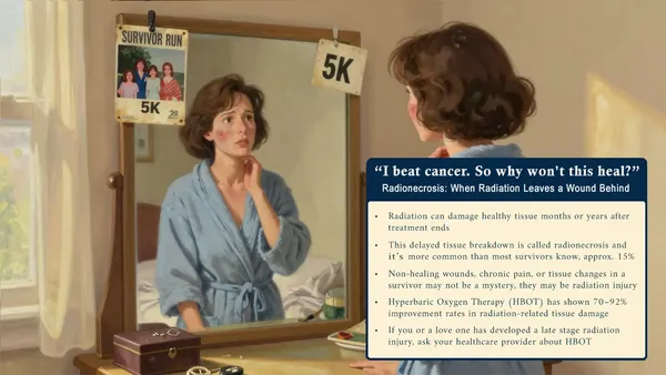 Radionecrosis and HBOT - When Radiation Leaves a Wound Behind